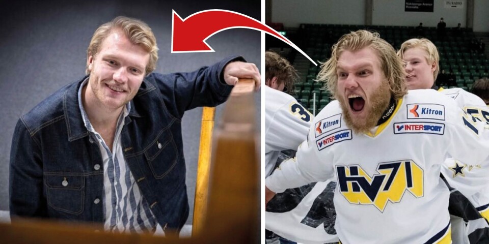 REPORTAGE: Rasmus, 22, avslutade hockeykarriären – för att bli psykolog
