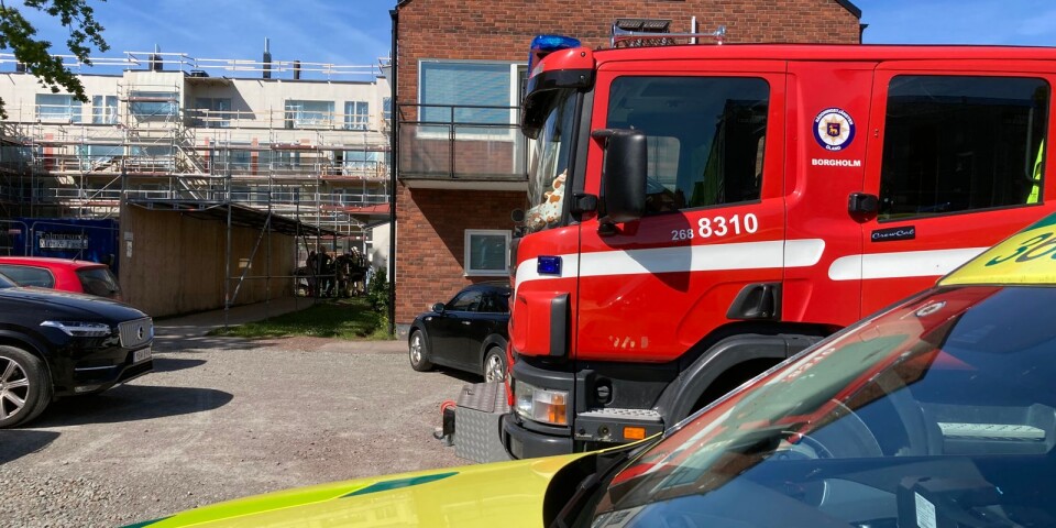 Brand på Folktandvården i Borgholm.