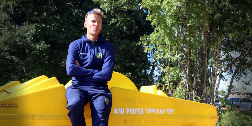 Nystartade Borås Kanotklubb fick ingen mindre än världsmästaren Joakim Lindberg att ställa upp i Viaredssjöloppet.