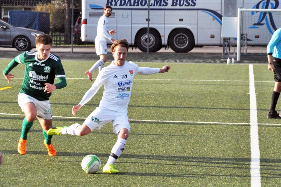 Emil Börjesson gjorde en bra match på sin kant mot Växjö United.