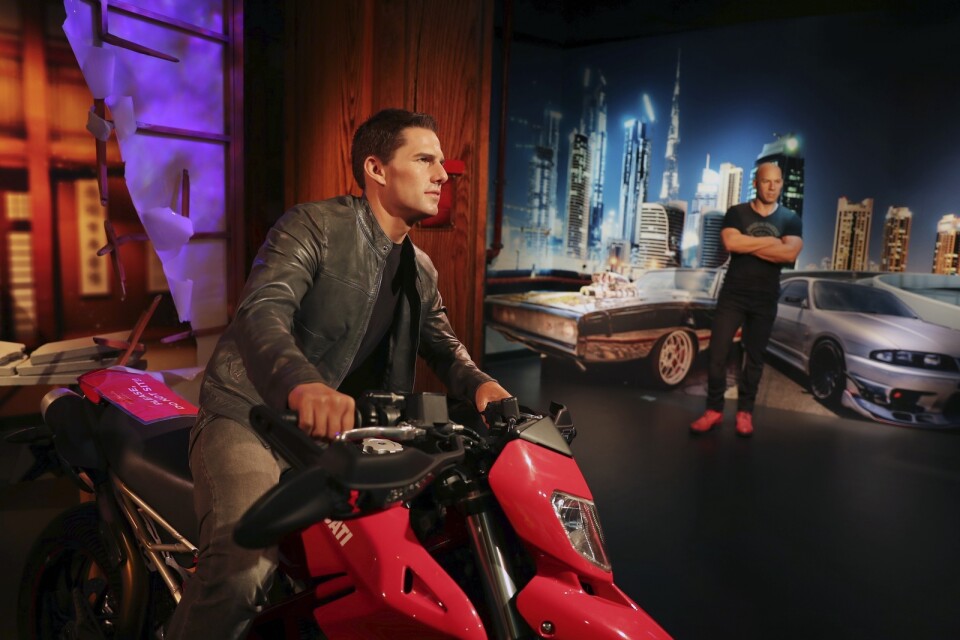 Tom Cruise och Vin Diesel är två av celebriteterna som avbildas på Madame Tussauds i Dubai.