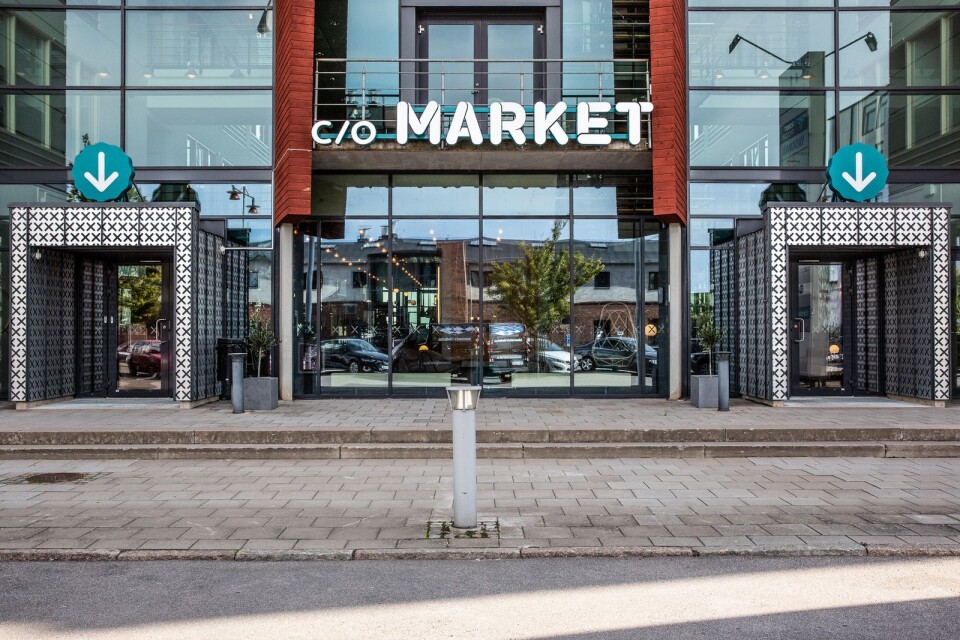 Längst ut på Varvsholmen ligger C/o Market. Ett coworking/kontorshotell med konferensmöjligheter och restaurang.