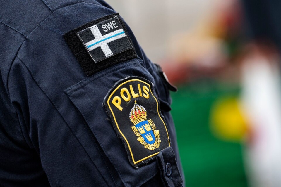 MALMÖ 2018-08-28 Polis på plats på Möllevångstorget i Malmö. Foto: Johan Nilsson / TT / Kod 50090