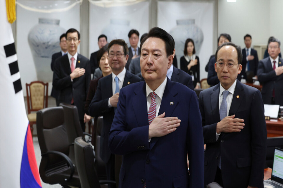 Sydkoreas president Yoon Suk-Yeol.