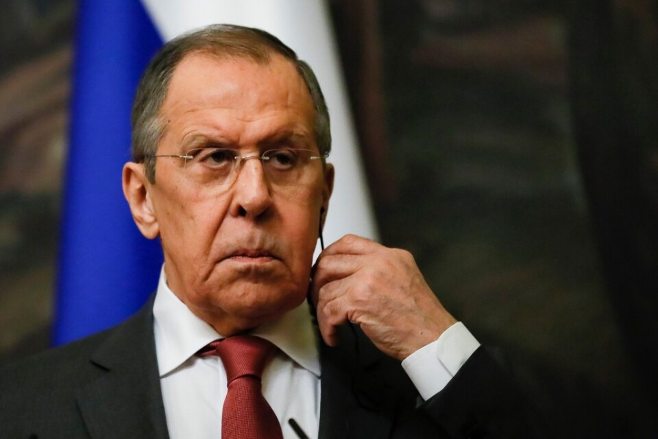 Rysslands utrikesminister Sergej Lavrov hotar med att landet kan komma att lämna spannmålsavtalet med Ukraina. Arkivbild.