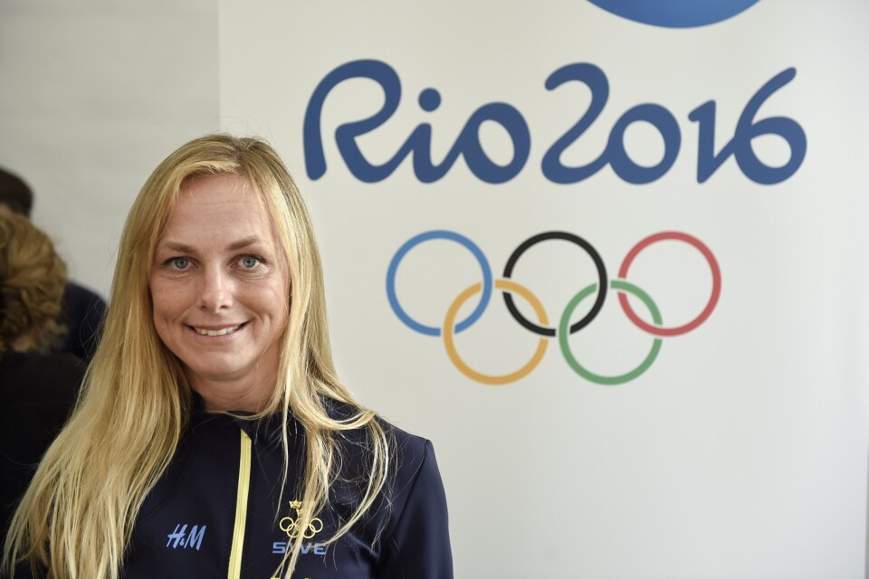 Sara Algotsson Ostholt inför OS i Rio 2016. Arkivbild.