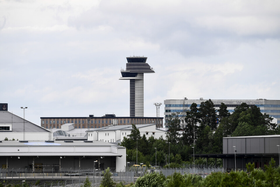 Föremålet hittades i säkerhetskontrollen på Arlanda flygplats. Arkivbild.