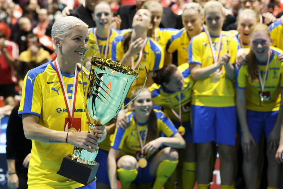 Anna Wijk är Sveriges bästa poänggörare någonsin i landslaget. Arkivbild.