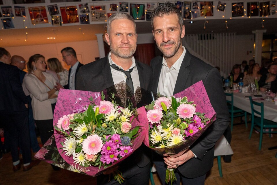 Kristianstad IK's coach duo Mikael Gath and Andreas Lilja were awarded Coach of the Year.