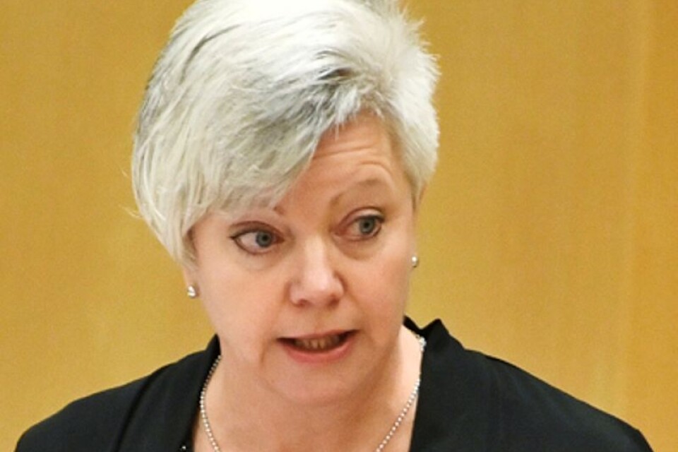 Centerpartiets riksdagsledamot Annika Qarlsson.