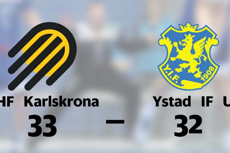 HF Karlskrona vann – och toppar tabellen