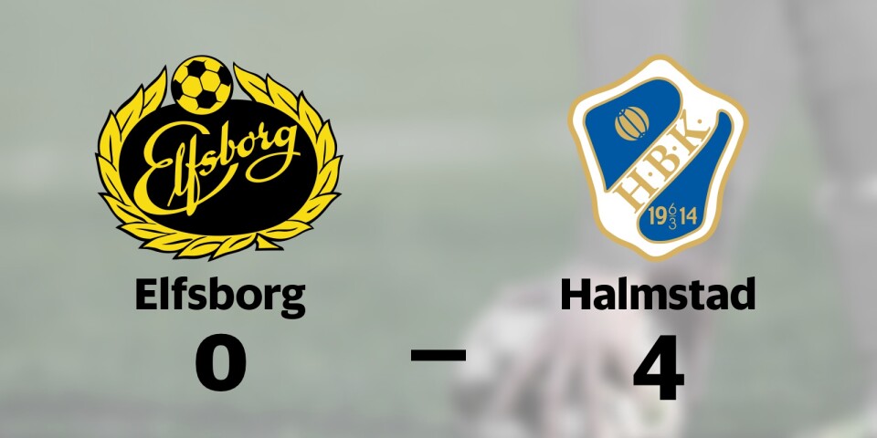 Elfsborg föll mot Halmstad på hemmaplan