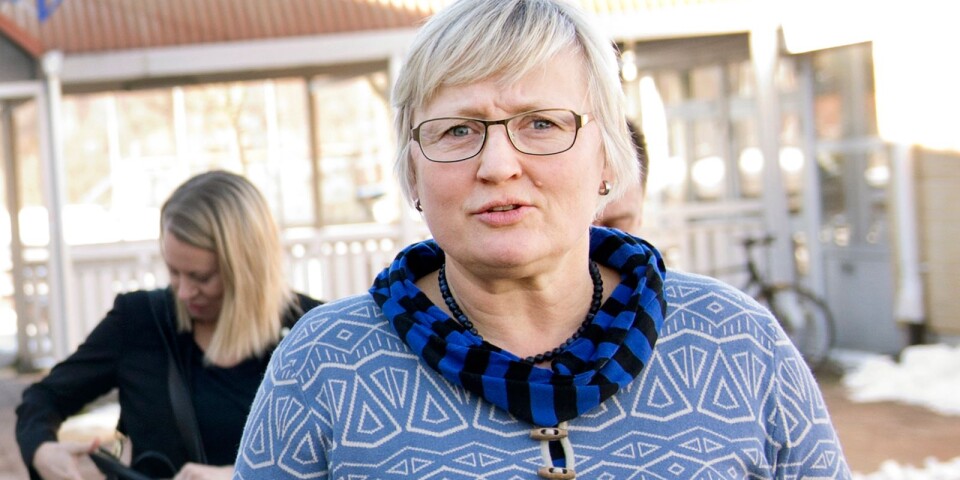 Kerstin Tjernlund, rektor på Nordenbergsskolan i Olofström, säger att man på ett eller annat sätt ska ordna en avslutning för studenterna.