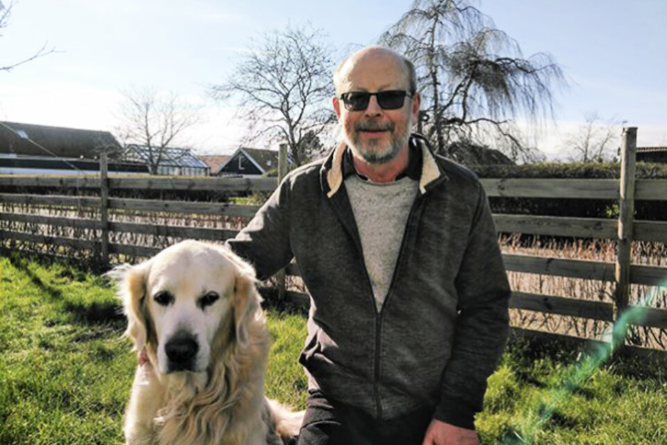 Professorn Ronald Kröger och hunden Kevin är båda nyckelfigurer i forskningen om hundarnas tidigare okända värmesinne.