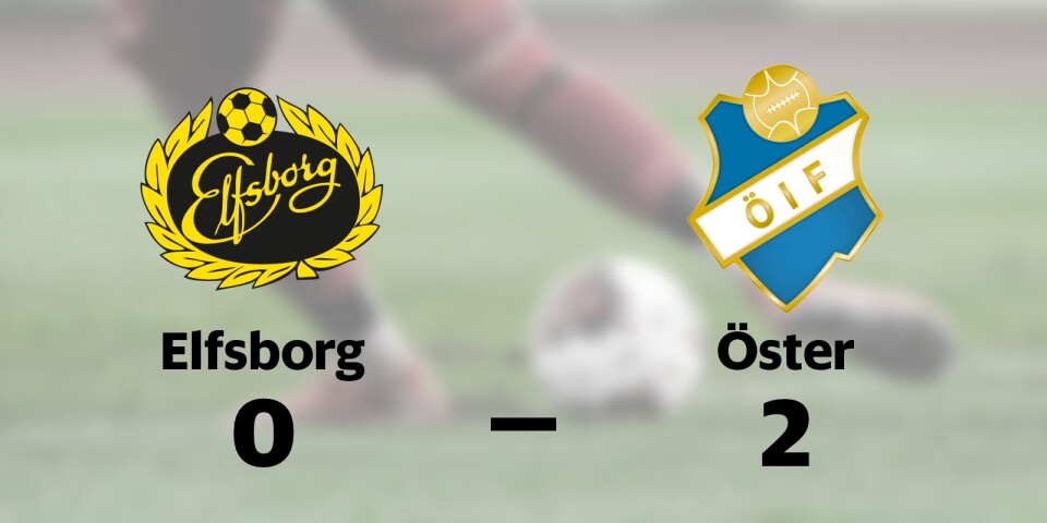 Elfsborg föll mot Öster på hemmaplan