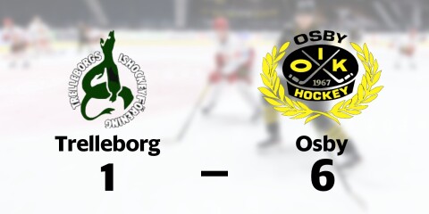 Trelleborg förlorade mot Osby