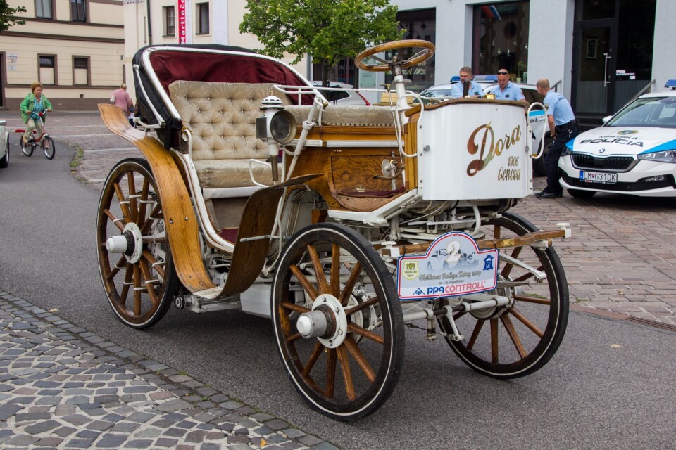 Elbilen Dora byggdes i Genua 1906.