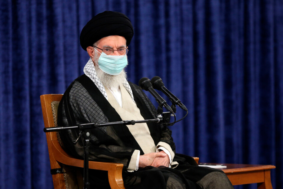 Irans högste ledare ayatolla Ali Khamenei.