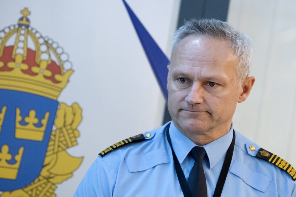 Jarl Holmström, biträdande regionpolischef i polisregion Syd.