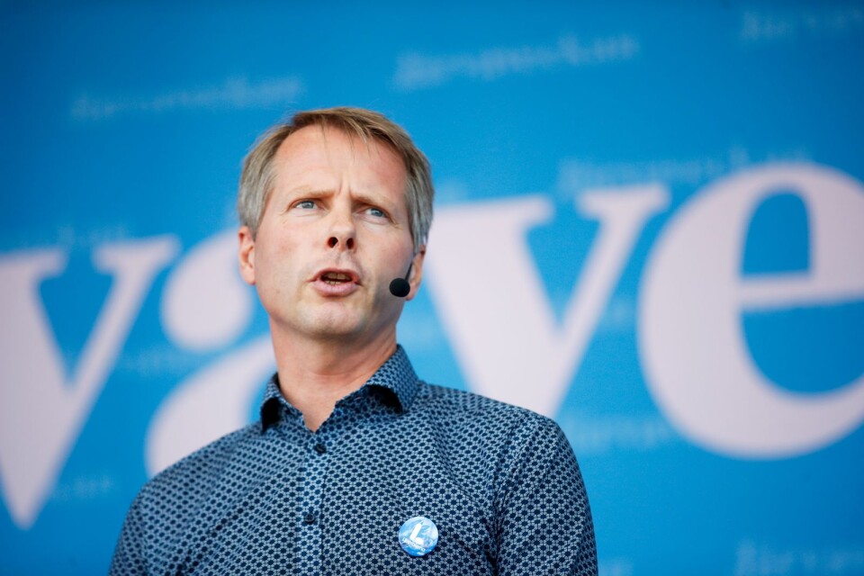 Christer Nylander från Kristianstad är Liberalernas gruppledare i riksdagen.