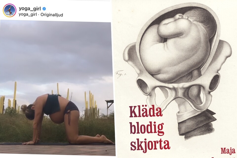 Yoga girl berättade nyligen om att hon valt bort traditionell mödravård. Hanna Grahn förfasas och uppmanar till läsning av Augustprisnominerade ”Kläda blodig skjorta”.