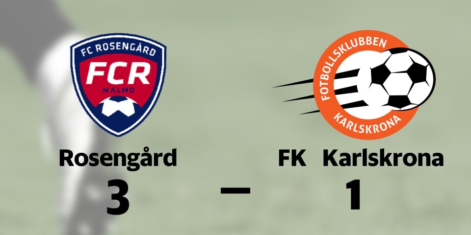 Oliwer Waltersson enda målskytt när FK Karlskrona föll