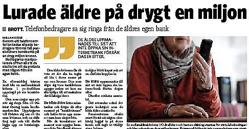 Skånska Dagbladet 3/12.