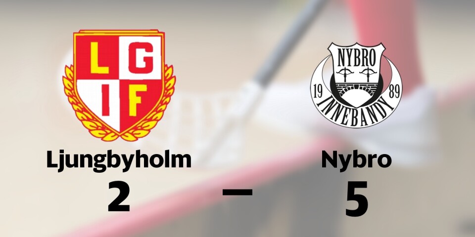Ljungbyholms GOIF förlorade mot Nybro IBK