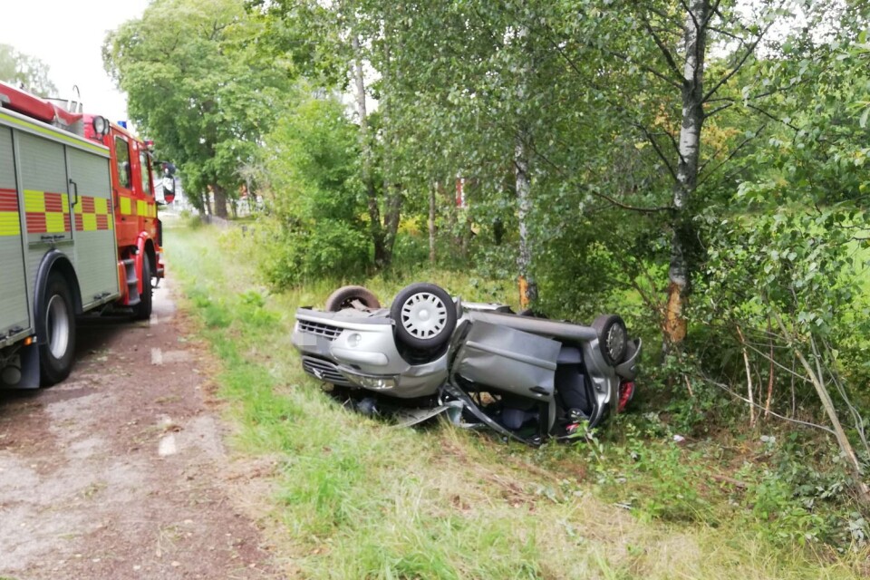 Olyckan inträffade i Hjortseryd.
