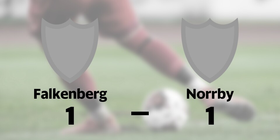 Falkenberg spelade lika mot Norrby