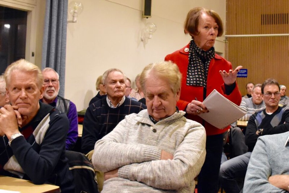 Ulla Olofsson i Svängsta samhällsförening ser fram emot ett nytt möte.
