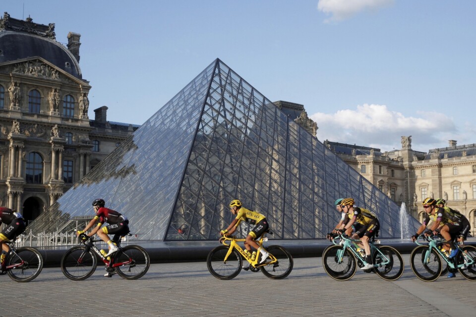 Cykelklassikern Tour de France skjuts upp. Arkivbild.