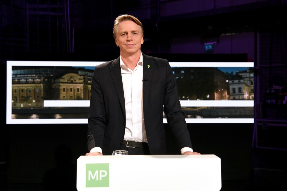 Miljöpartiets språkrör Per Bolund tillbakavisade att han skulle ha kallat Jimmie Åkesson (SD) för nazist.