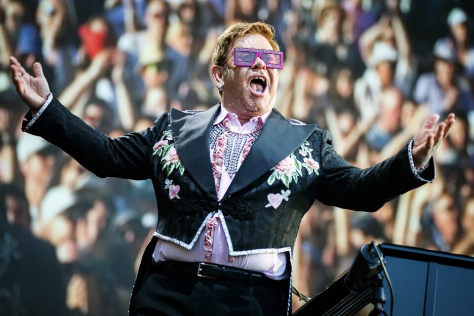 Elton John gör ett andra Sverigebesök med turnén "Farewell Yellow Brick Road". Arkivbild.