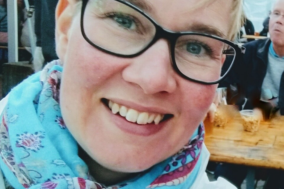 Caroline Axelsson, språkrör för Miljöpartiet i Kalmar län.