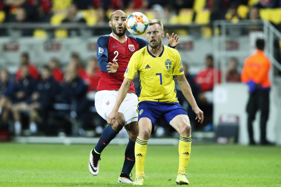 Sveriges EM-kvalmatch mot Norge lockade många tittare.