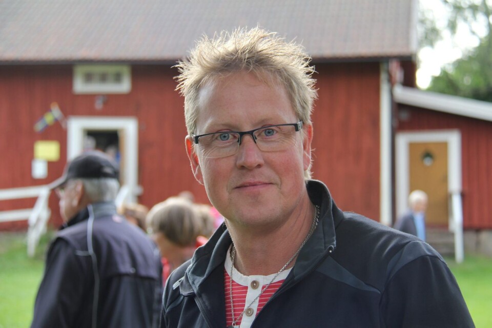 Joakim Gustavsson, ordförande i Åsarp-Trädet. Arkivbild.