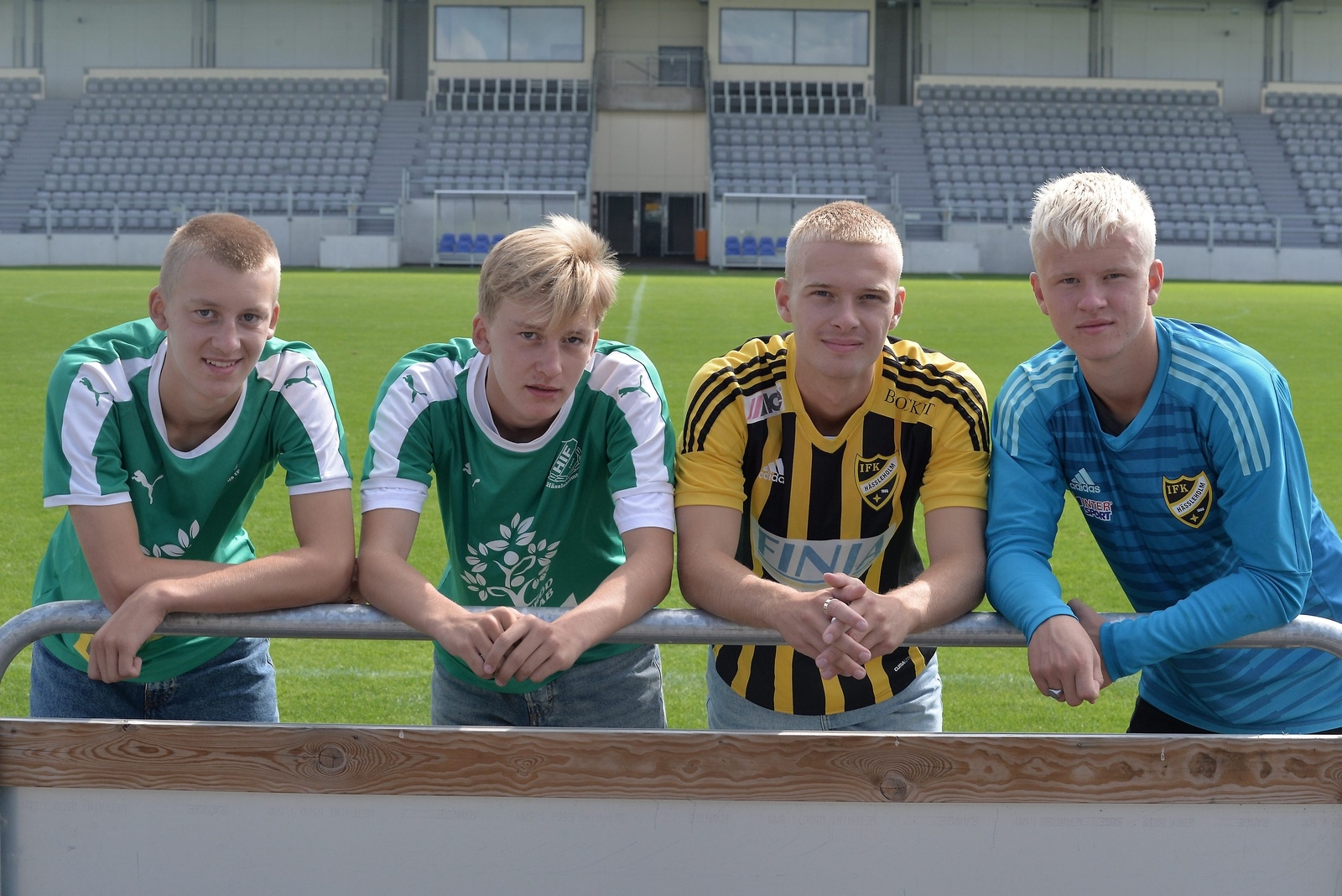 Johan och Vilmer Persson Åhstedt i HIF möter Victor och Jacob Holmberg i IFK i onsdagens DM-derby på Österås.