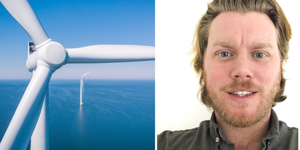 Eolus vind vill bygga vindkraftparken Arkona.TA har talat med projektledare Daniel Bergvall (till höger) och kommunikationschef Johan Hammarqvist.