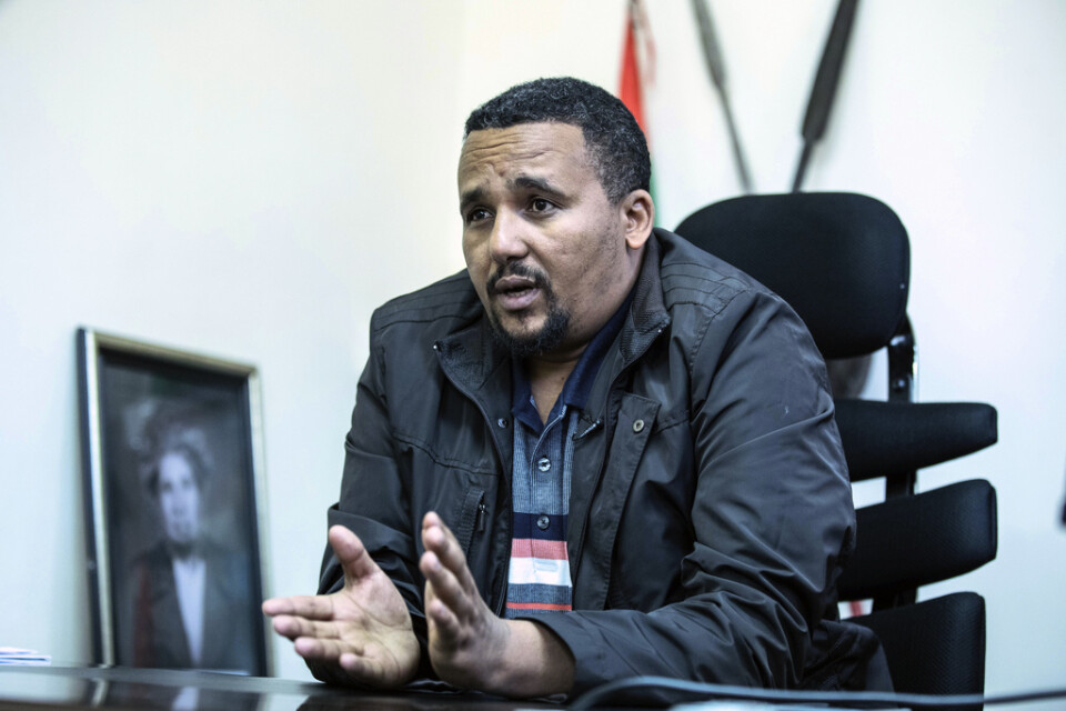 Den etiopiske oppositionspolitikern Jawar Mohammed. Arkivbild.