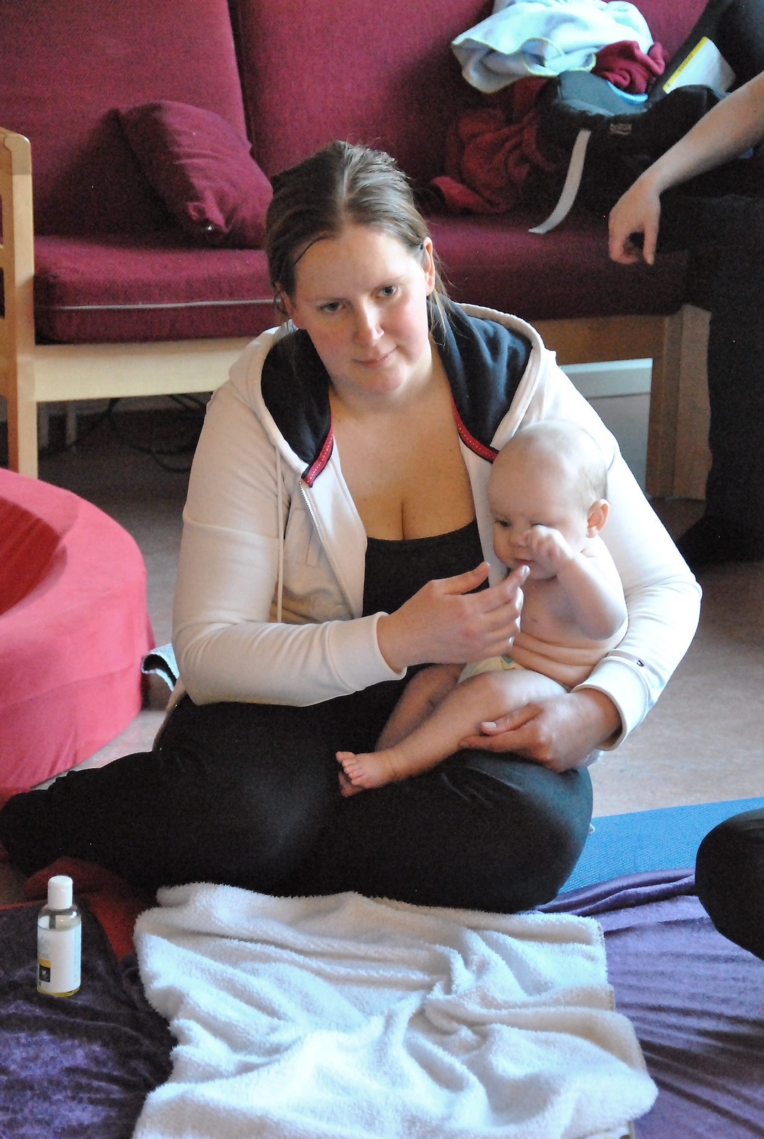 Bella Blad, fyra månader, med mamma Eleonor. 
Foto: Marie Strömberg Andersson