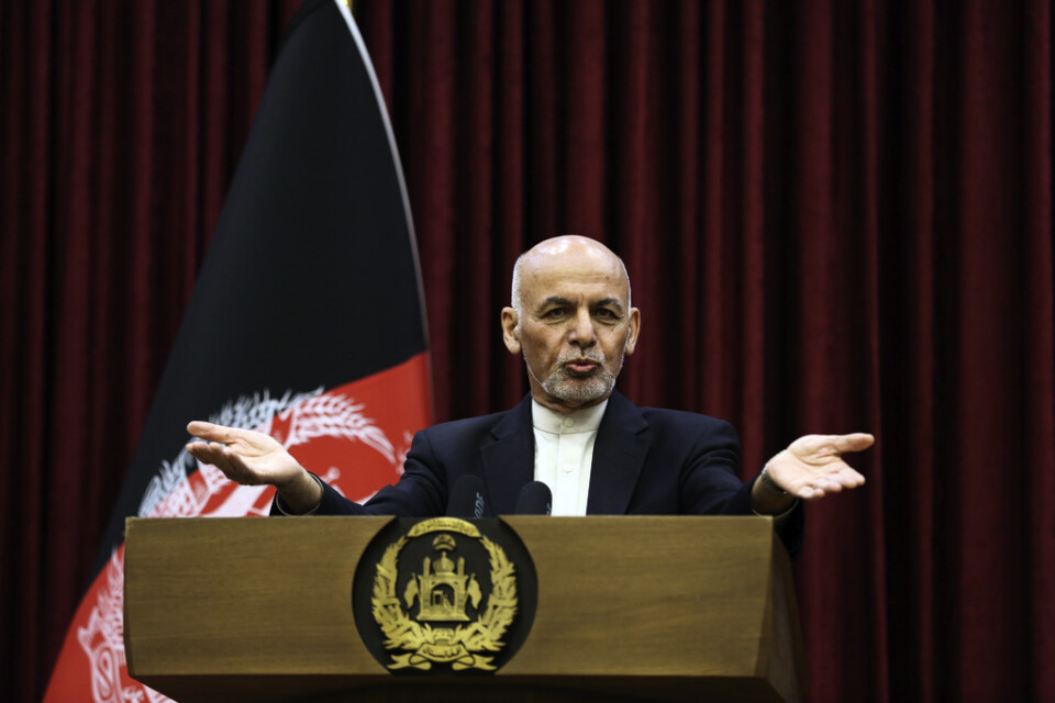 Afghanistans president Ashraf Ghani. Arkivbild.