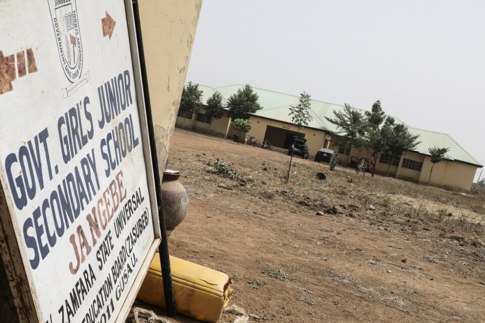 Kidnappningar av skolelever är vanliga i Nigeria. Bilden är från en skola i delstaten Zamfara, där ett stort antal flickor fördes bort i februari i år. Arkivbild.