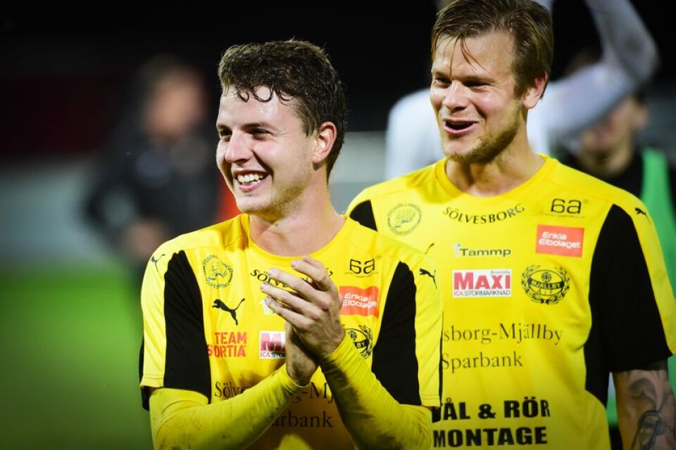 Joel Nilsson har förlängt med Mjällby AIF över 2018.