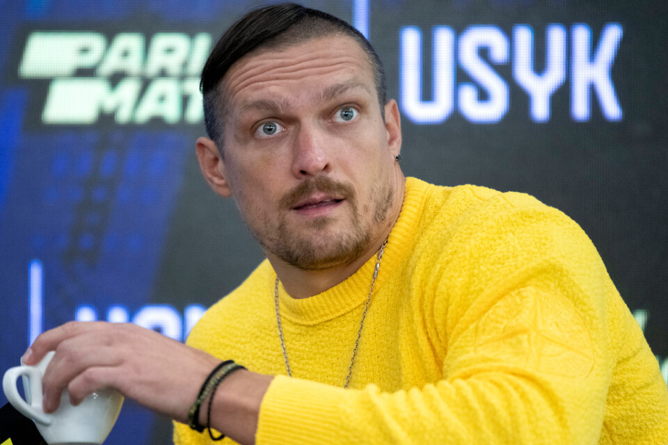 Ukrainske boxaren Oleksandr Usyk. Arkivbild.
