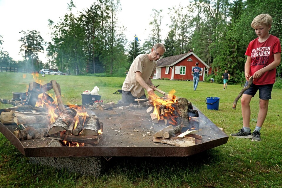 Melker Erlandsson är övertygad om att de kommer kunna släcka elden om det skulle gå överstyr.