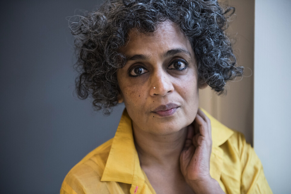 Den indiska författaren Arundhati Roy. Arkivbild.