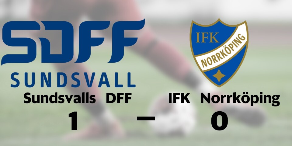 Juulia Grönlund målskytt när Sundsvalls DFF sänkte IFK Norrköping