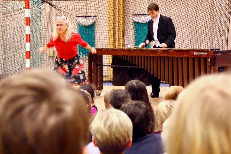 Anna-Carin Fogelqvist och Johan Bridger bjöd på känslofylld musik.