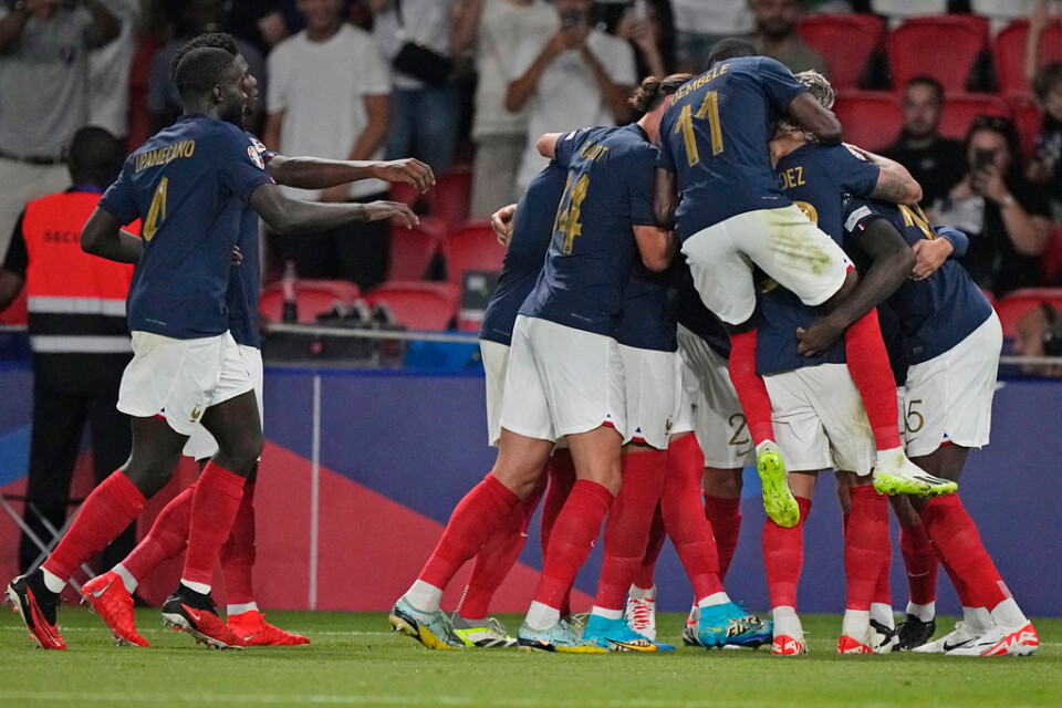 Frankrike firar en ny seger i EM-kvalet.